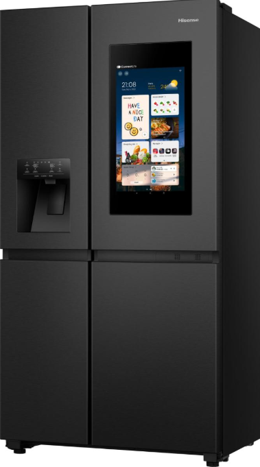Hisense Total NoFrost Side-by-Side schwarz mit Wasseranschluss RS 9P 628 GPFE *E* – Bild 4