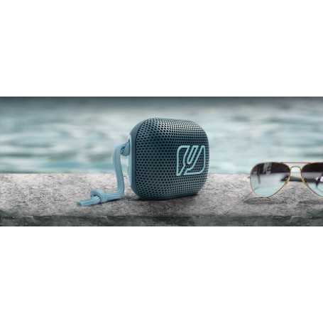 MUSE M-360 BTB – Premium Bluetooth-Lautsprecher – 5 W – Bass Boost – IPX4 – Himmelblau – Bild 4