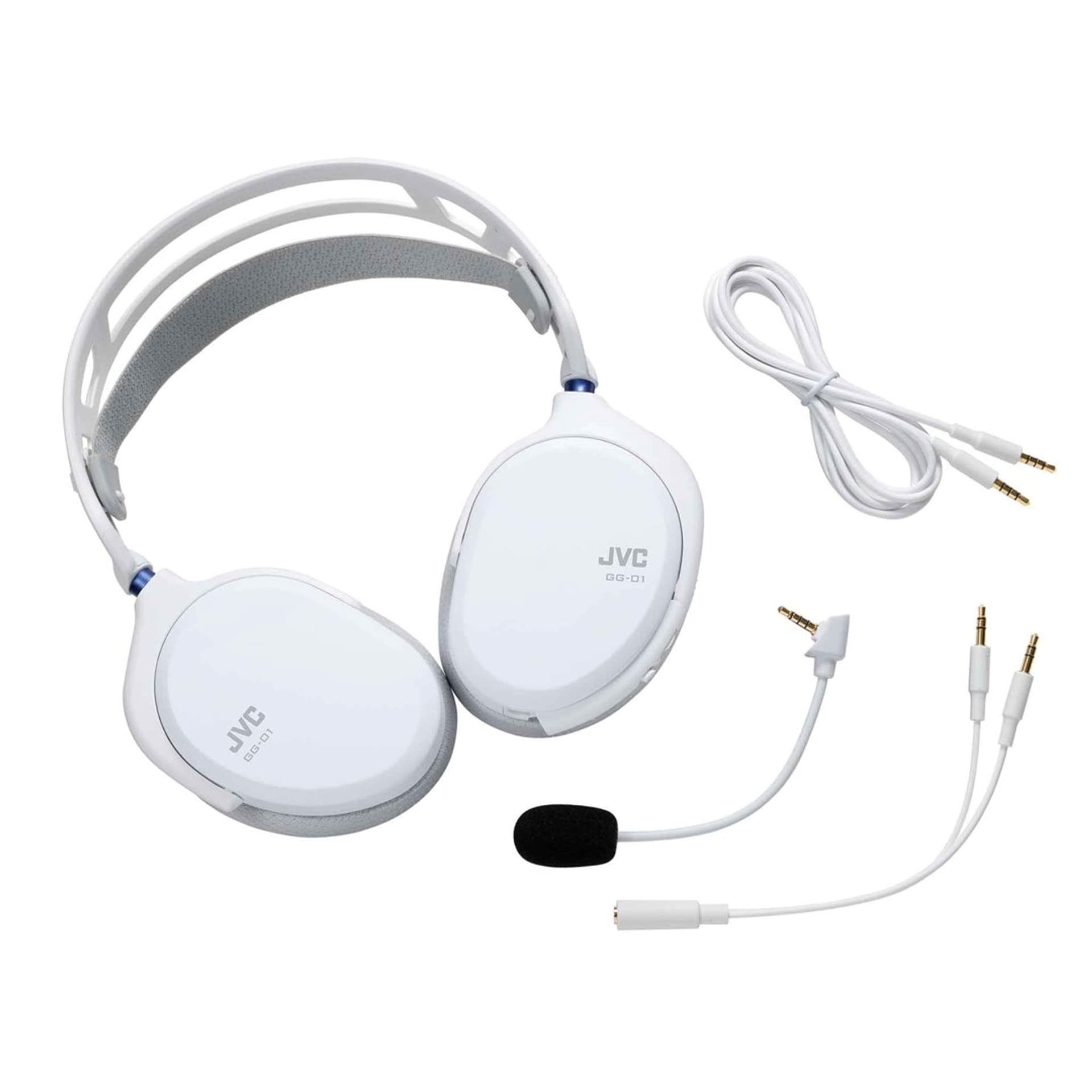 JVC GG-01HQ Kabelgebundenes Gaming-Headset – Weiss – Bild 3