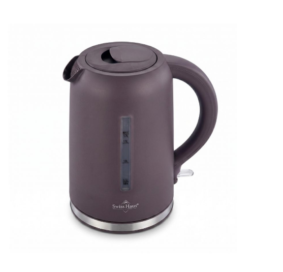 Swiss Haus Wasserkocher „Lake Geneva Collection“ 1,7 L – Taupe-Lila SH-PWK1817