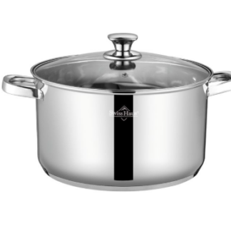 Swiss Haus Kasserolle mit Deckel „Davos Collection“ 28 × 16 cm – Edelstahl SH-DC28C