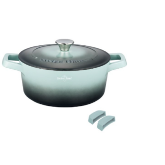 Swiss Haus Kasserolle mit Deckel 28 cm – 6,3 L, Grün SH-ZC28G