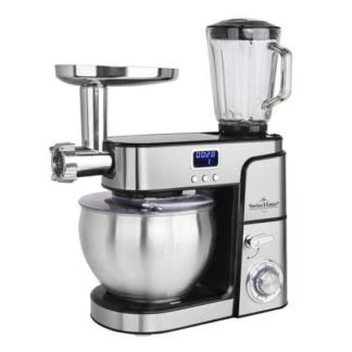 Swiss Haus Küchenmaschine „Zermatt Glacier Collection“ 1500 W – 7 L, Edelstahl KM2207BG